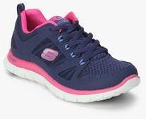 Skechers Flex Appeal Navy Blue Sporty Sneakers women