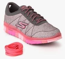 Skechers Go Flex Ability Grey Running Shoes women