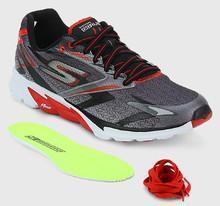 Skechers Go Run 4 BLACK RUNNING SHOES men