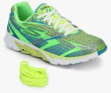 Skechers Go Run 4 GREEN RUNNING SHOES men