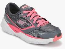 Skechers Go Run Ride 3 Grey Running Shoes girls