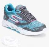 Skechers Go Run Vortex BLUE RUNNING SHOES Women