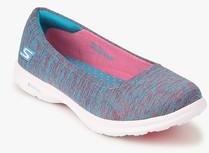 Skechers Go Step Challenge Aqua Blue Sporty Sneakers women