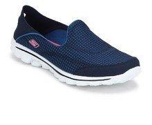 Skechers Go Walk 2 Navy Blue Moccasins women