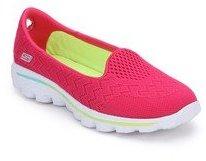 Skechers Go Walk 2 Pink Loafers girls