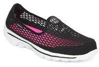 Skechers Go Walk 2 Super Breathe Black Sporty Sneakers women