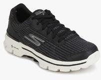 Skechers Go Walk 3 Fitknit Black Running Shoes men