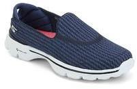 Skechers Go Walk 3 Navy Blue Sporty Sneakers women