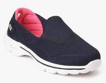 Skechers GO Walk 3 Strike NAVY BLUE SPORTY SNEAKERS women