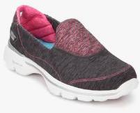 Skechers Gowalk 3 Elevate Grey Sporty Sneakers women