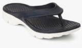 Skechers H2 Go Tidal Wave Navy Blue Flip Flops Women