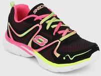 Skechers Jump Upz Black Running Shoes girls