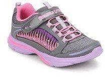 Skechers Lite Kick Ii Grey Running Shoes girls