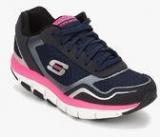 Skechers Liv High Line Navy Blue Running Shoes women