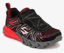 Skechers Morphs Black Running Shoes boys