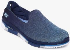 Skechers Navy Blue Go Flex Muse Walking Shoes women