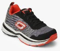 Skechers Prompt Amend Black Running Shoes boys