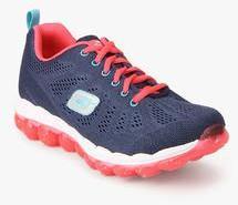 Skechers Skech Air Navy Blue Running Shoes girls