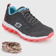 Skechers Skech Air Style Fix Grey Running Shoes women