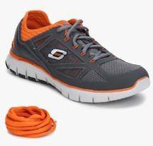 Skechers Skech Flex GREY RUNNING SHOES men