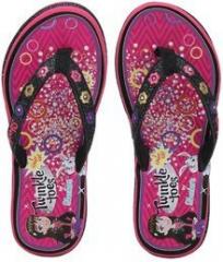 Skechers Summerglow Black Flip Flops girls