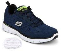 Skechers Synergy Power Switch Navy Blue Running Shoes men