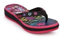 Skechers Twinkle Toes Black Flip Flops girls