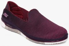 Skechers Women GO FLEX MUSE Burgundy Walking Shoes