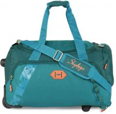 Skybags Green Xenon Dft 55 Medium Trolley Duffel Bag women