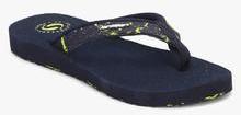 Sole Threads Camoflauge Navy Blue Flip Flops women