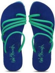 Sole Threads Olivia Blue Flip Flops women