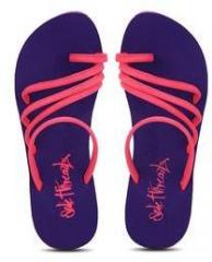 Sole Threads Olivia Purple Flip Flops women