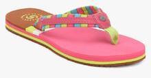 Sole Threads Shades Pink Flip Flops women