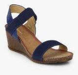 Solovoga Hedgewedge Navy Blue Wedges women