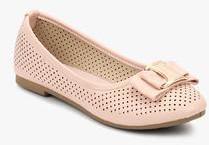 Solovoga Kmetdot Pink Lazer Cut Belly Shoes women