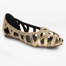 Solovoga Recut Gold Belly Shoes women