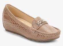 Spunk Beige Moccasins women