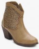 Steppings Khaki Ankle Length Boots women