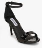 Steve Madden Black Sillly Ankle Strap Stilettos women