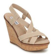 Steve Madden Bouncce Beige Wedges women