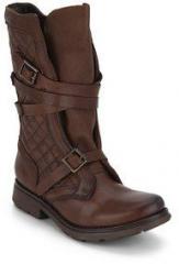 Steve Madden Bounti Calf Length Brown Boots women