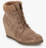 Steve Madden Courrtne Brown Ankle Length Boots women