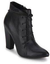 Steve Madden Jillinna Ankle Length Black Boots women