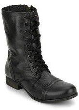 Steve Madden Troopa Calf Length Black Boots women