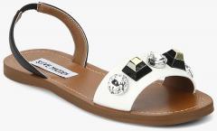 Steve Madden White Ankle Strap Sandals women