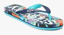 Superdry Aop Navy Blue Flip Flops men