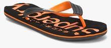 Superdry Black Flip Flops men