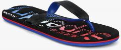 Superdry Black Printed Thong Flip Flops men