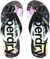 Superdry Black Thong Flip Flops women