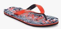 Superdry Camo Red Flip Flops women